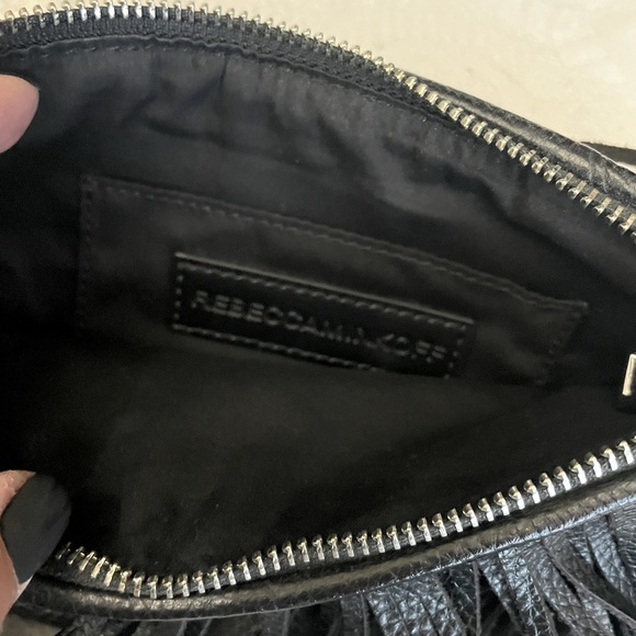 NEW! HTF Rebecca Minkoff FRINGE Crossbody!🖤 - Picture 4 of 10